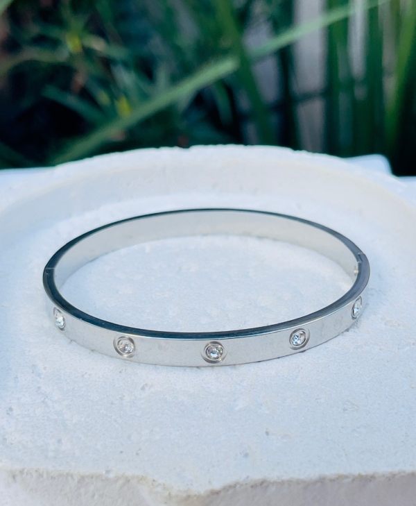 Bracelete Prata Pontos de Luz
