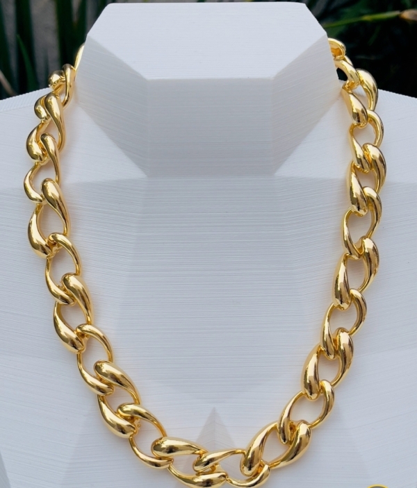 Colar choker elos clássico
