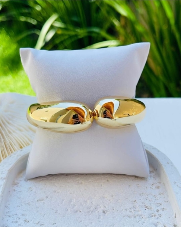 Bracelete gota dourado