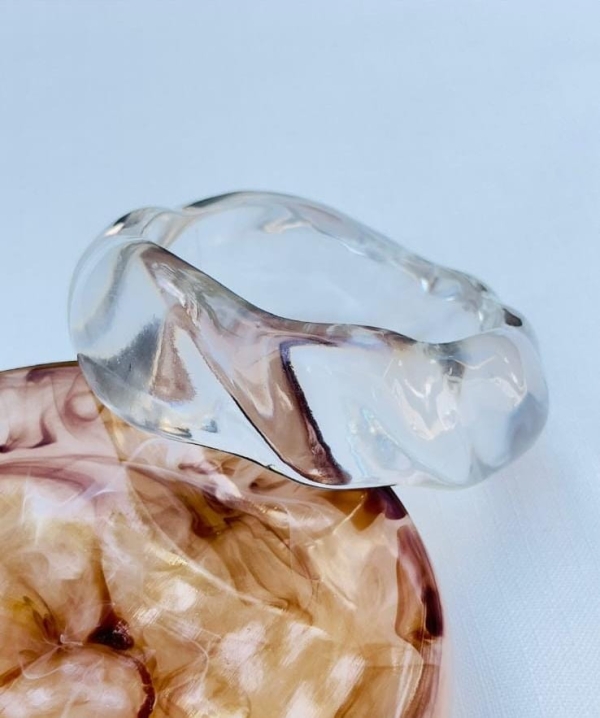 Bracelete Orgânico Transparente