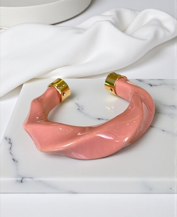 ✨ Bracelete Escultura Rosé ✨