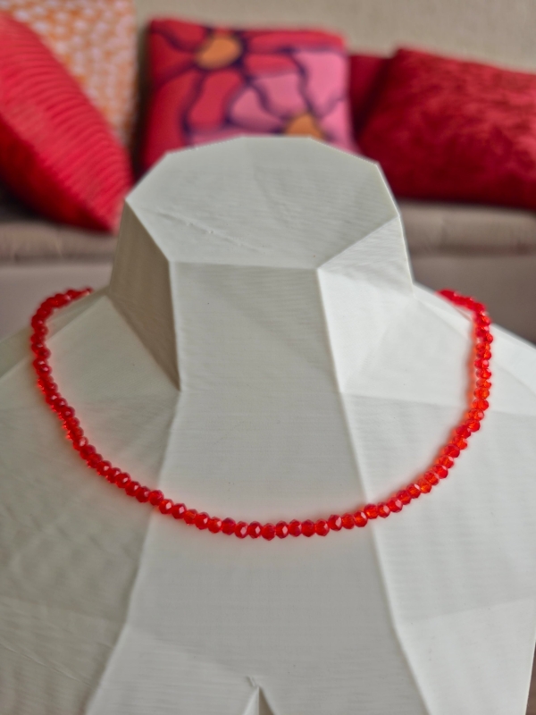 Choker Colorida de Cristais com Fecho Ajustável - Imagem 4