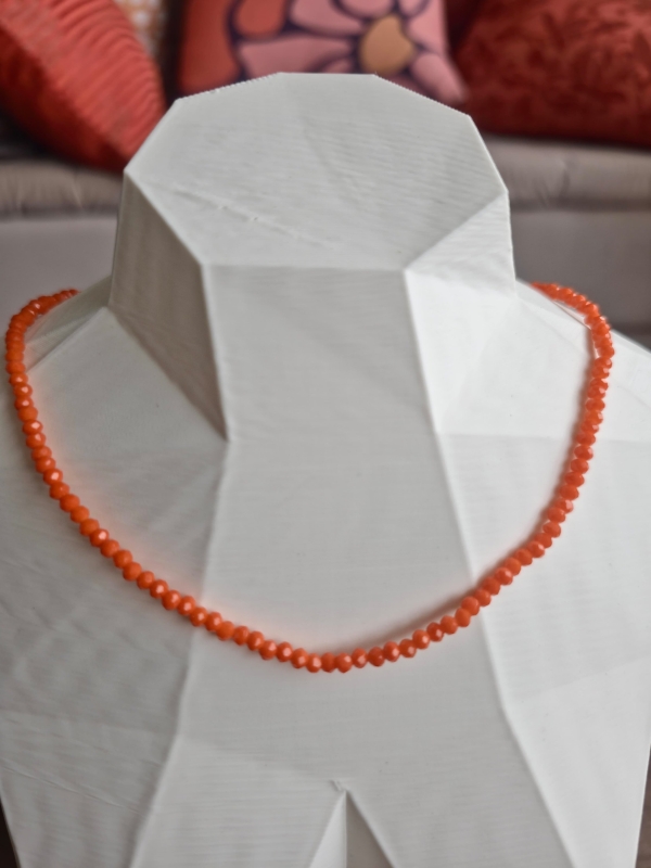 Choker Colorida de Cristais com Fecho Ajustável - Imagem 3